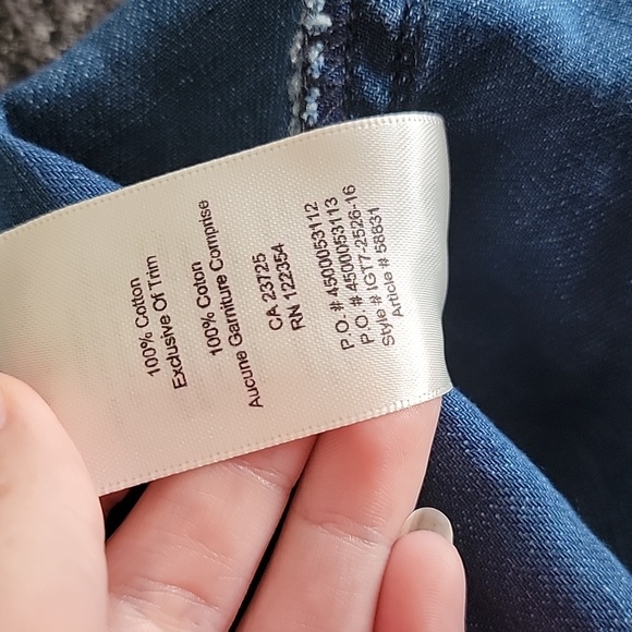 Wilfred Free Estella Denim Top - Medium Indigo - L - Picture 10 of 13